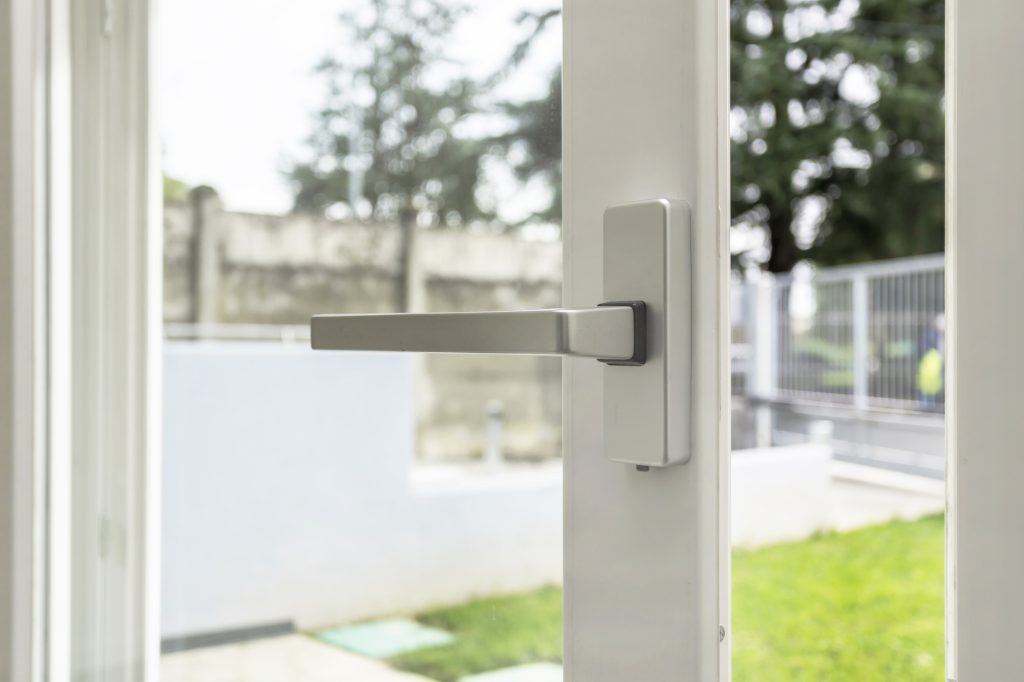 Aluminum window open detail